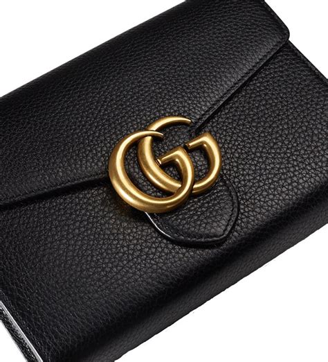 gucci marmont quilted flap wallet|gucci gg marmont wallet on chain.